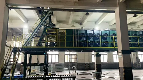 Overhead Type Batch-Off Machine
