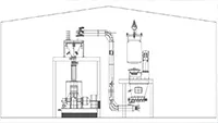 Single-Floor Workshop Internal Mixer Weighing and Feeding System