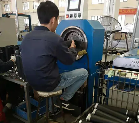 Sleeve Air Spring Crimping Press