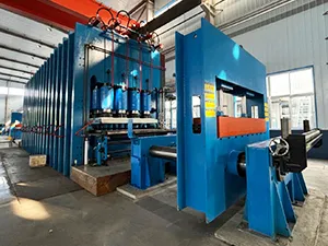 Clamping and stretching machine